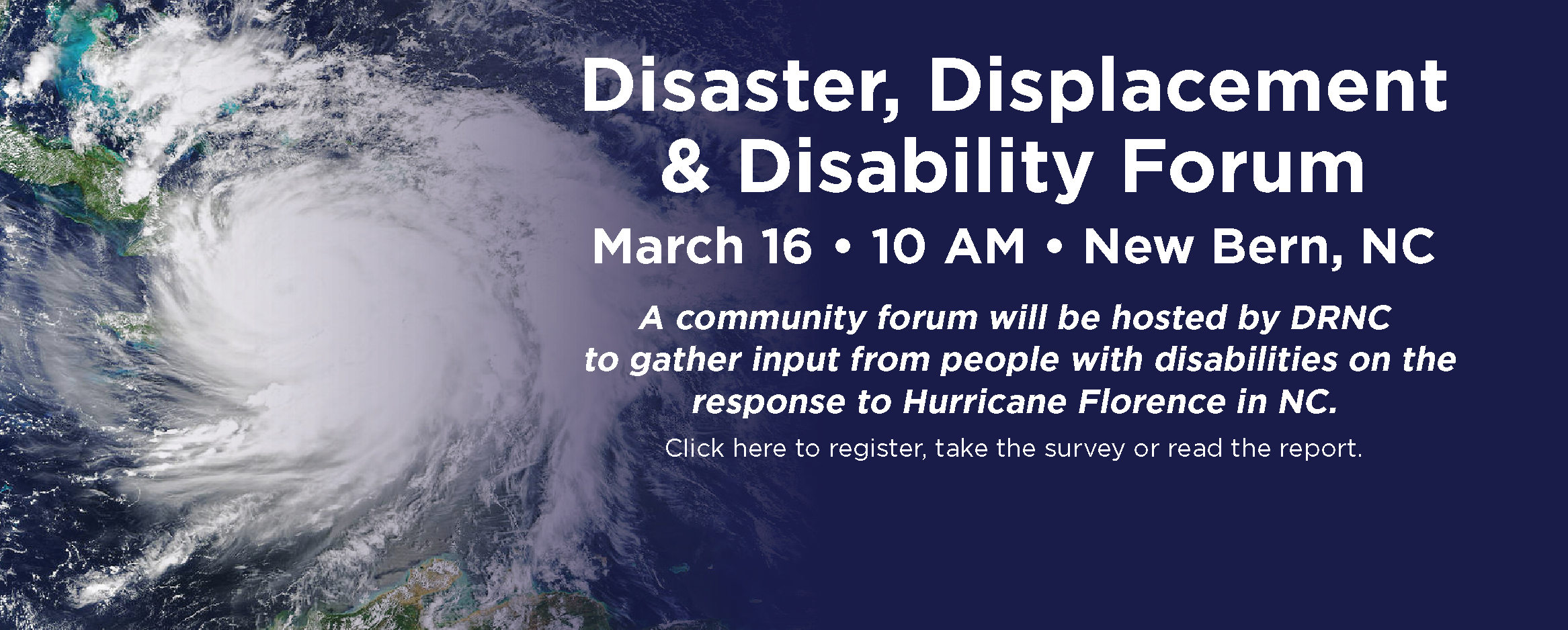 disaster area,area disaster, displacement & disability forum hosted by drnc - march