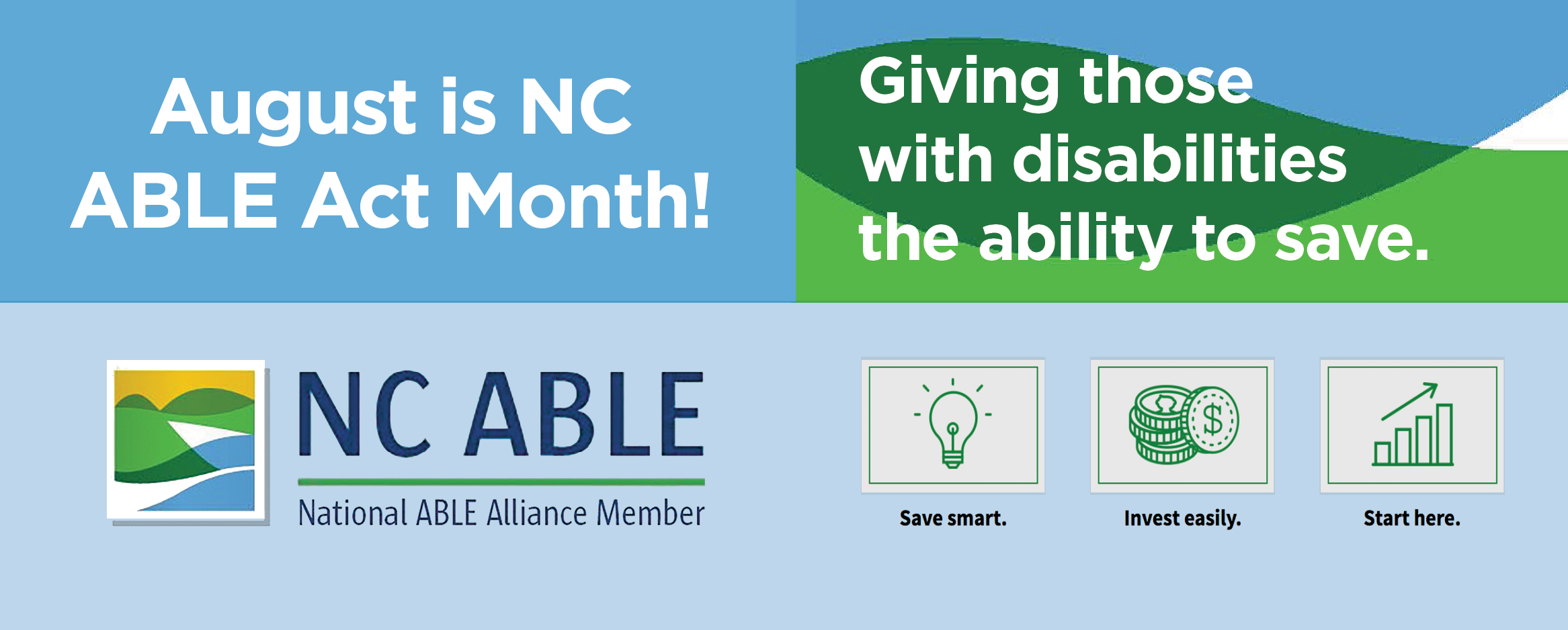 August is NC ABLE Act Month!