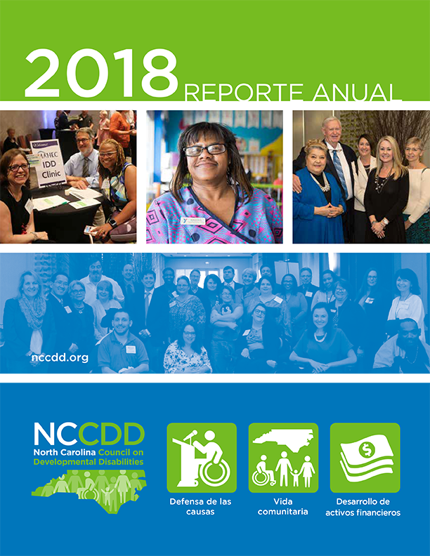 NCCDD AnnualReport Cover 2018 Spanish