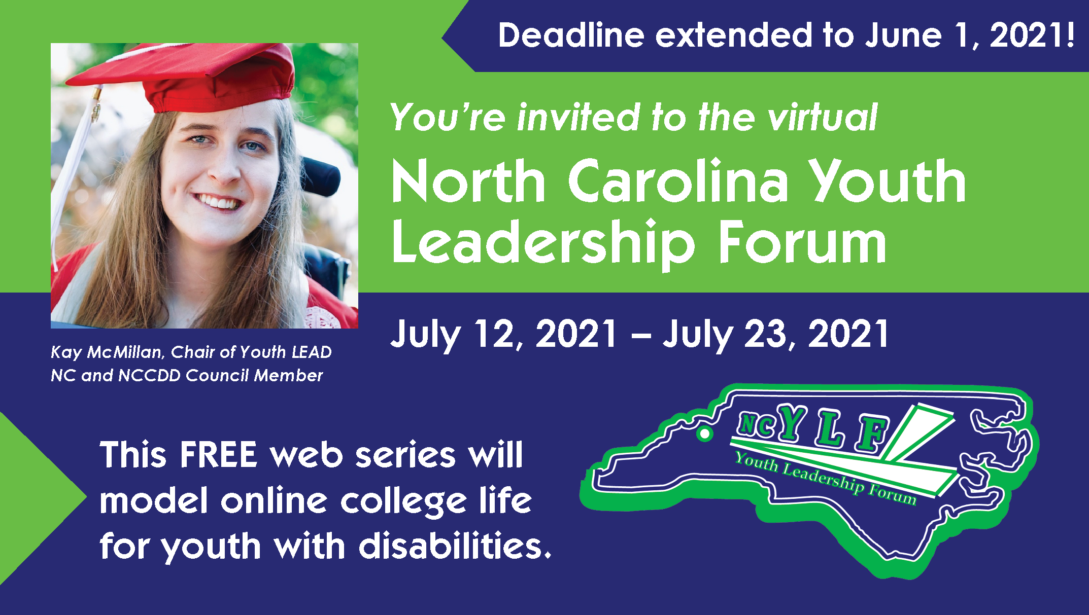 NC Youth Leadership Forum (NCYLF) Deadline extended to June 1