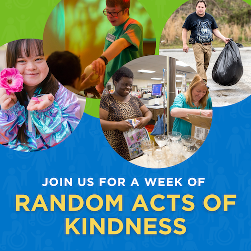 Graphic for NCCDD' Random Acts of Kindness