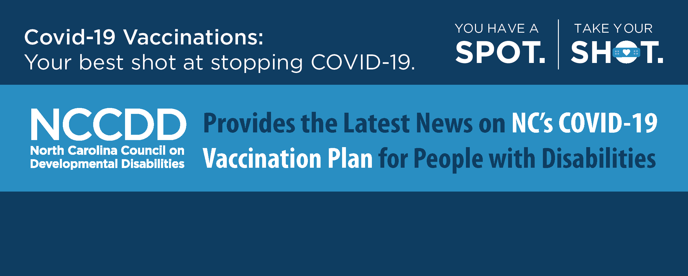 NCCDD Provides the Latest News on NC’s COVID-19 Vaccination Plan for People with Disabilities