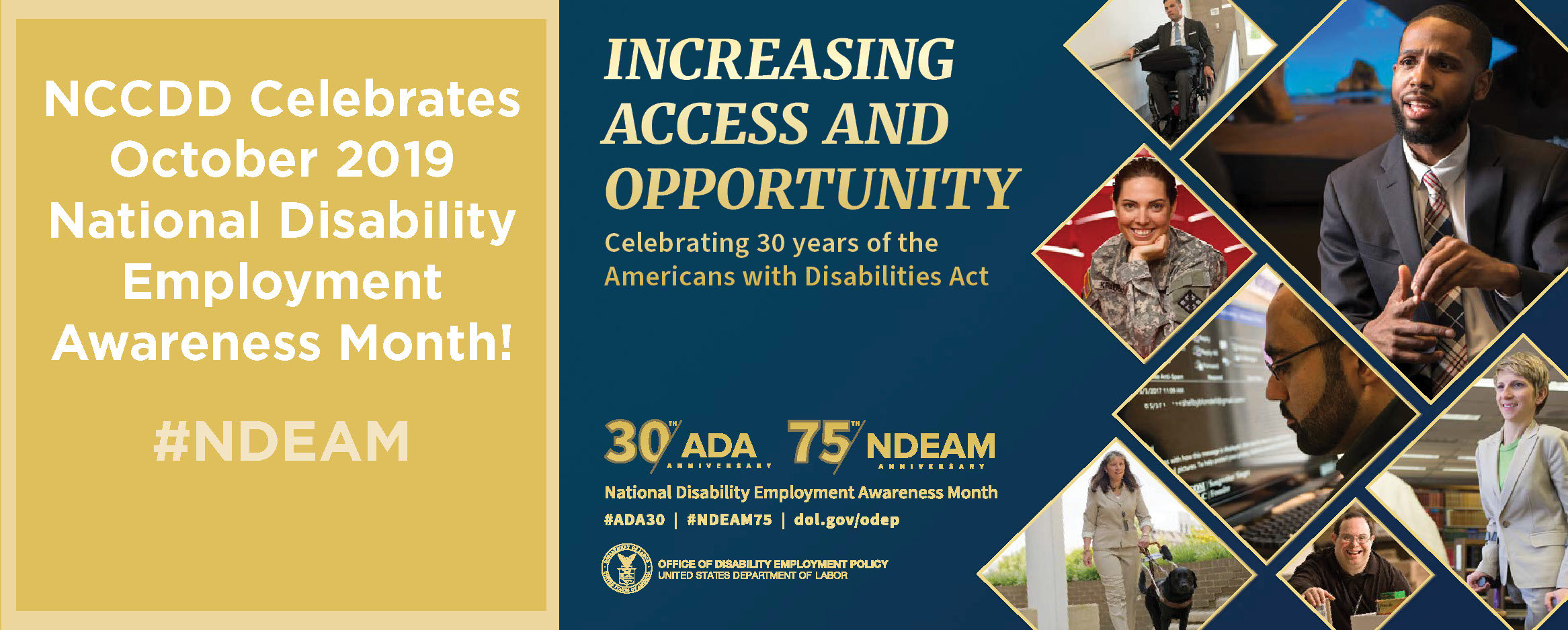 NCCDD celebrates National Disability Employment Awareness Month in October