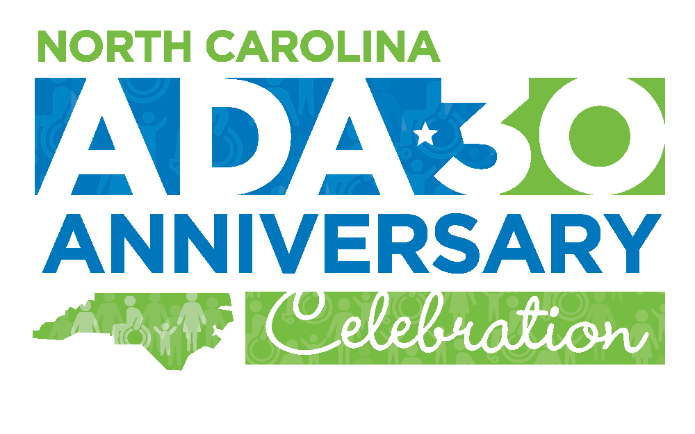 logo of the North Carolina 30th Anniversary of the Americans with Disabilities Act Celebration