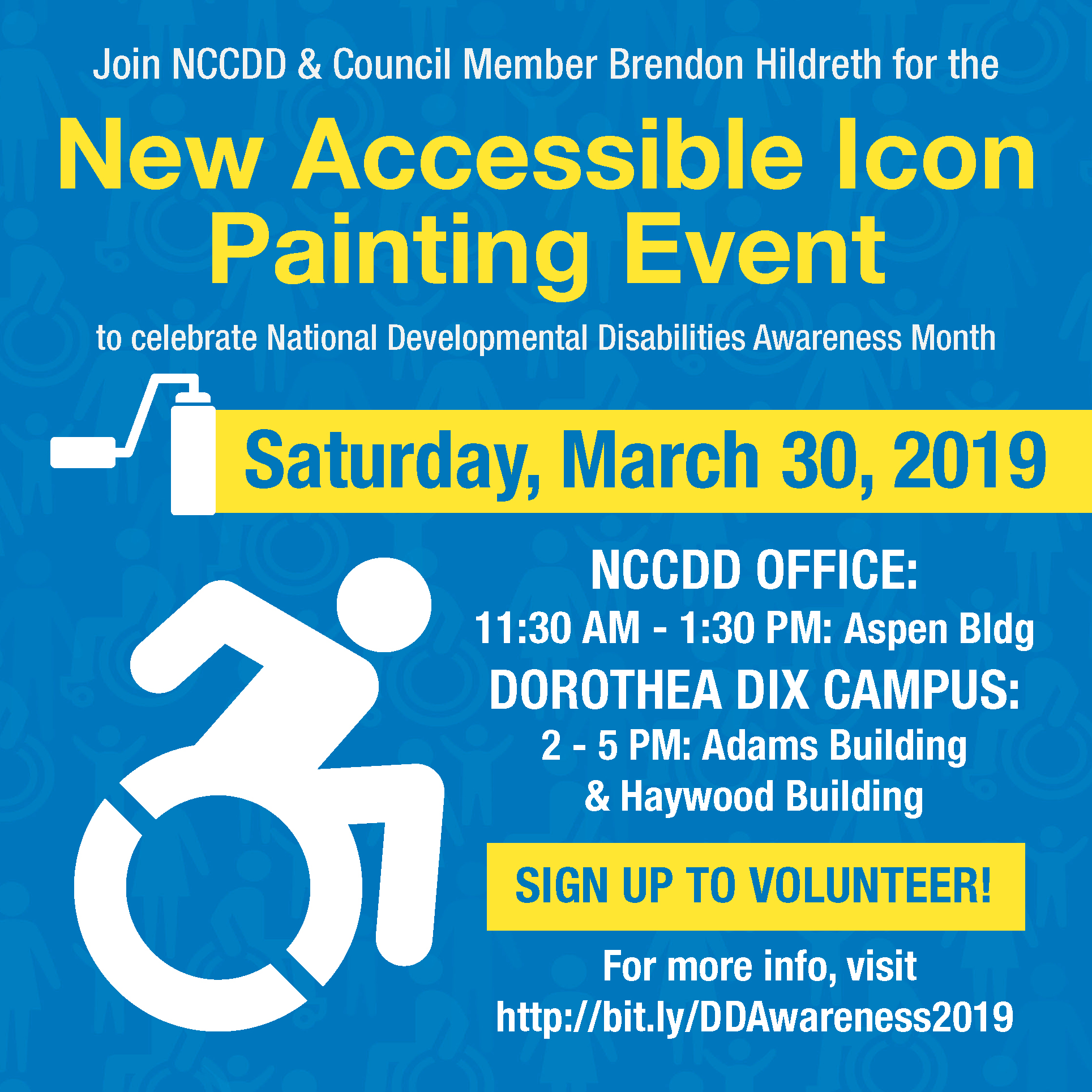 NCCDD Accessible Icon Painting Event