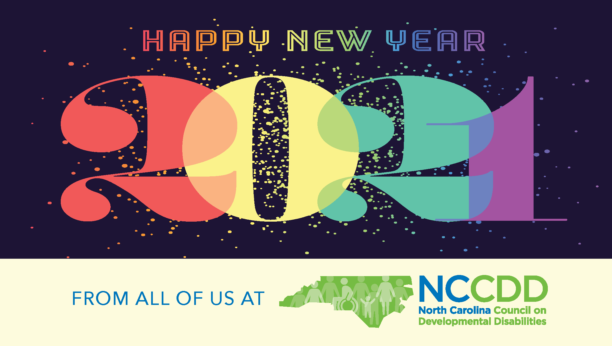 Happy New Year from all of us at NCCDD