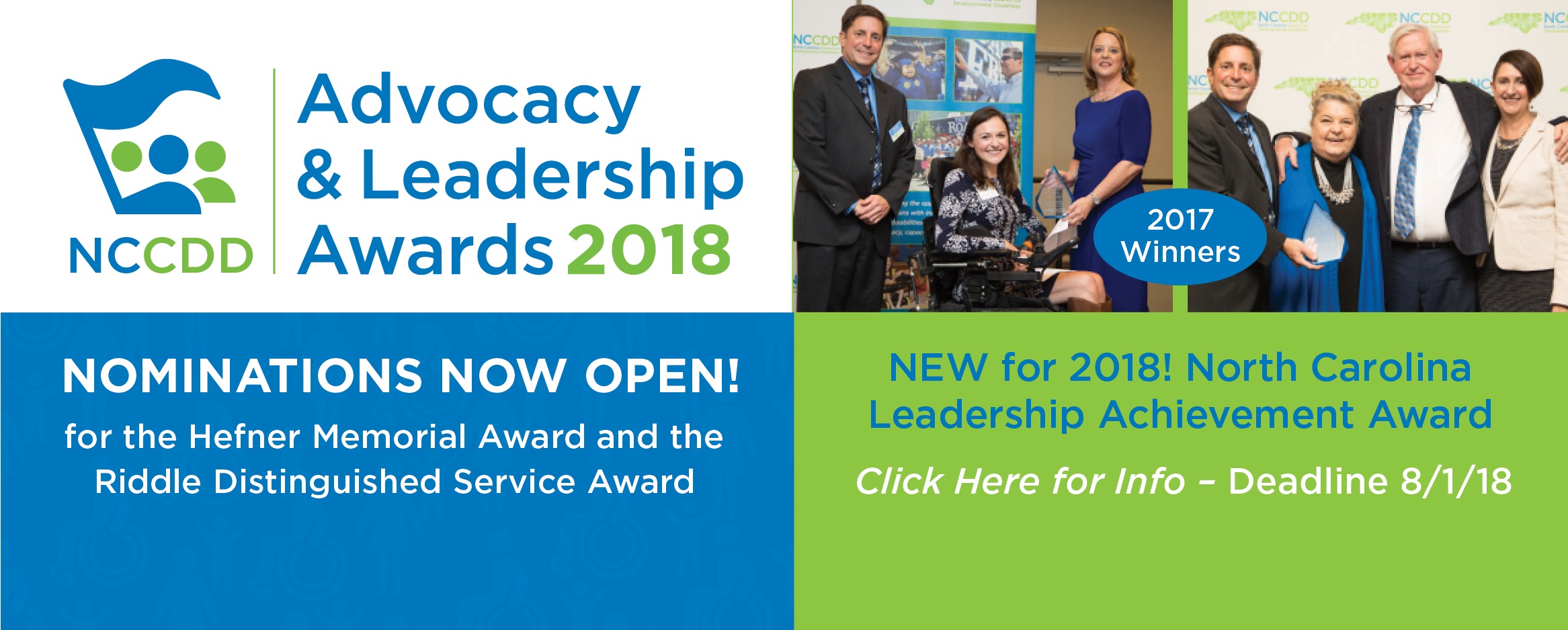 NCCDD Advocacy Leadership Awards 2018
