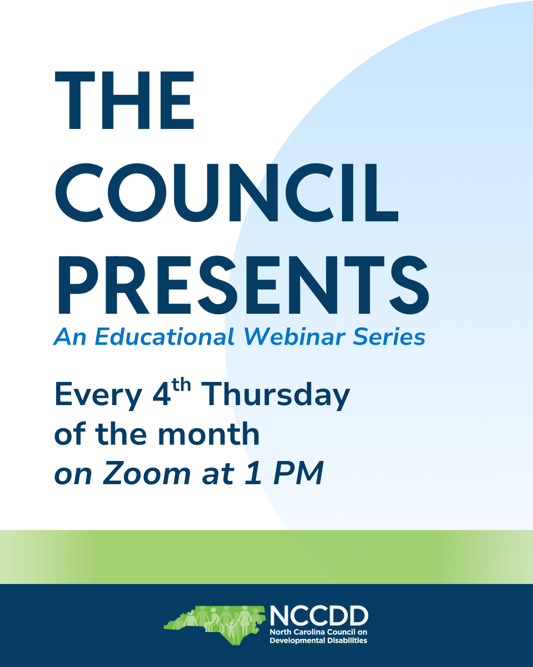 The Council Presents Webinar Series Logo