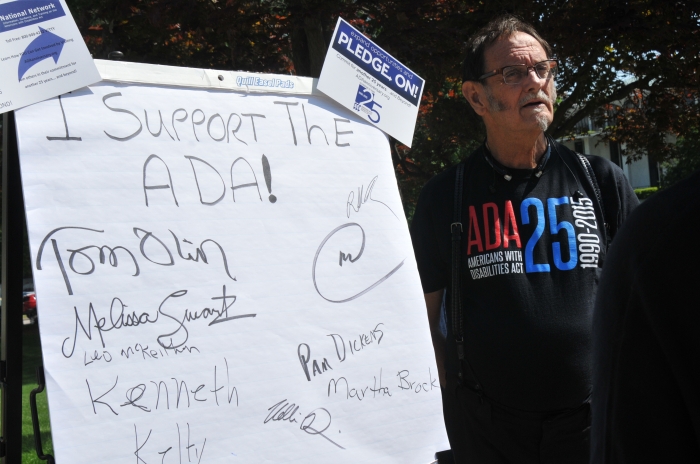 Tom Olin recommits to the ADA Pledge